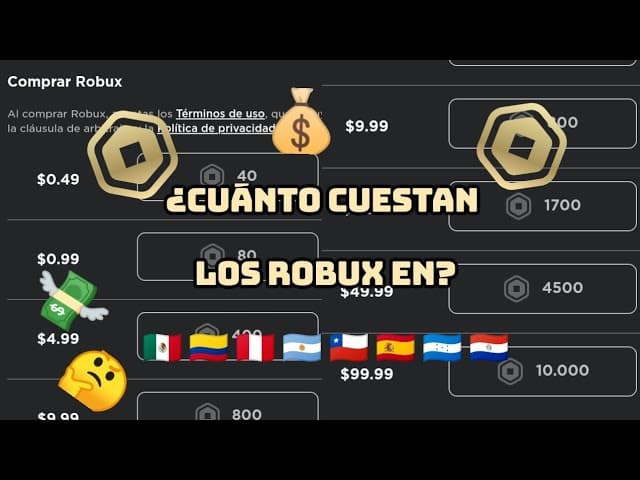 cuanto valen 50 robux en pesos colombianos descubre el precio actual